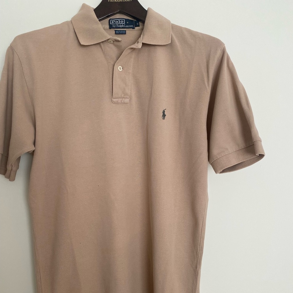 Ralph Lauren Men's Tan Polo Shirt